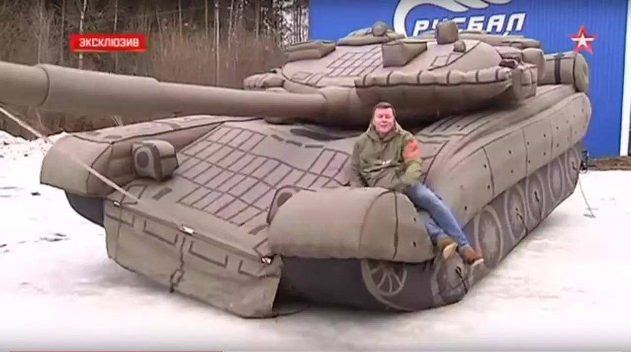 唐县充气坦克